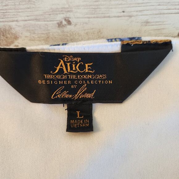 Disney Designer Colab Alice Through the Looking Glass Butterfly Dress Sz Large - Picture 4 of 10